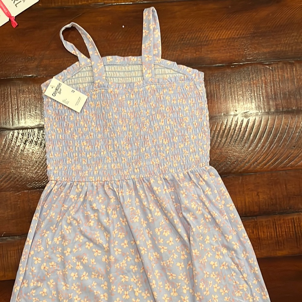 New with tags size 12 Oshkosh periwinkle dress